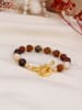 L'Atelier de Gaia Vergulde armband met edelstenen