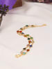 L'Atelier de Gaia Vergold. Armkette mit Kristallen