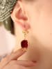 L'Atelier de Gaia Vergold. Ohrhnger mit Kristallen