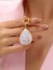 L'Atelier de Gaia Vergulde ketting met hanger - (L)50 cm