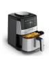 Tefal Heißluft-Fritteuse EY55JD "Easy Fry Silence Deluxe" in Silber - 5 l