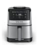 Tefal Heißluft-Fritteuse EY55JD "Easy Fry Silence Deluxe" in Silber - 5 l