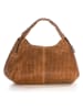 Lucca Baldi Skórzany shopper bag "Pitigliano" w kolorze jasnobrązowym - 41 x 34 x 30 cm