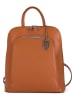 Lucca Baldi Leren rugzak "Cervia" cognackleurig - (B)33 x (H)35 x (D)12 cm