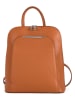 Lucca Baldi Leren rugzak "Cervia" cognackleurig - (B)33 x (H)35 x (D)12 cm