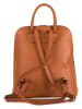 Lucca Baldi Leren rugzak "Cervia" cognackleurig - (B)33 x (H)35 x (D)12 cm