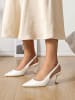 Sixth Sens Slingpumps wit