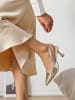 Sixth Sens Slingpumps goudkleurig