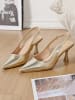 Sixth Sens Slingpumps in Gold