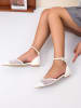 Sixth Sens Ballerinas in Creme