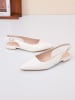 Sixth Sens Sling-Ballerinas in Weiß