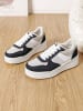 Sixth Sens Sneakers in Beige/ Schwarz