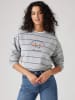 Levi's Sweatshirt in Hellgrau/ Dunkelblau