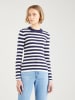 Levi's Longsleeve donkerblauw/wit