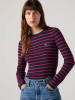 Levi's Longsleeve in Dunkelblau/ Rot
