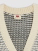 Levi's Cardigan in Creme/ Blau/ Schwarz