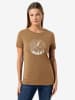 super.natural Functioneel shirt "Mountain Mandala Tree" lichtbruin