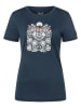 super.natural Funktionsshirt "Mount Flower" in Dunkelblau
