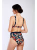 Livia Monte-Carlo Figi bikini "Gaby" w kolorze beżowo-czerwono-granatowym