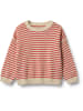 Wheat Pullover "Leise" in Beige/ Rot