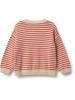 Wheat Pullover "Leise" in Beige/ Rot