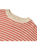 Wheat Pullover "Leise" in Beige/ Rot
