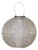 STAR Trading Ledsolarlantaarn "Festa" beige