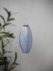 STAR Trading LED-Solar-Laterne "Festa" in Blau - (B)20 x (H)40 cm