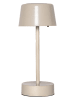 STAR Trading Ledsolarlamp "Solei" beige - (B)12 x (H)26,5 cm