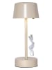 STAR Trading Ledsolarlamp "Solei" beige - (B)12 x (H)26,5 cm