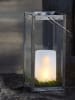 STAR Trading Kunststof ledkaars "Flame Candle" wit