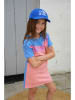 Tygo & Vito Kleid "Nelly" in Orange/ Hellblau