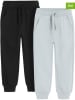 COOL CLUB 2-delige set: sweatbroeken grijs/zwart