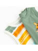 COOL CLUB 2er-Set: Tops in Weiß/ Orange/ Khaki