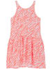 COOL CLUB Kleid in Weiß/ Orange