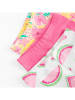 COOL CLUB 3-delige set: leggings wit/lichtroze/geel