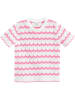 COOL CLUB Gebreid shirt lichtroze/wit