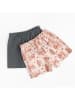 COOL CLUB 2er-Set: Shorts in Rosa/ Anthrazit
