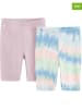 COOL CLUB 2er-Set: Leggings in Hellblau/ Rosa/ Grün