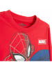 COOL CLUB 2-delige set: longsleeves crème/rood