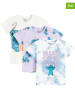 COOL CLUB 3er-Set: Shirts in Weiß/ Lila