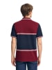 Polo Club Poloshirt in Bordeaux/ Dunkelblau