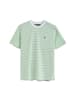 Polo Club Shirt in Hellgrün/ Weiß