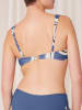 Triumph Bikini-Oberteil in Blau/ Weiß