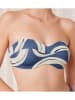 Triumph Bikini-Oberteil in Blau/ Weiß