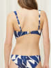 Triumph Bikini-Oberteil in Blau/ Weiß