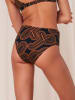 Triumph Bikini-Hose in Schwarz/ Camel