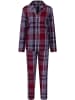 Triumph Pyjama auberginekleurig/blauw