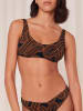 Triumph Bikinitop zwart/camel