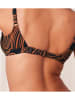 Triumph Bikini-Oberteil in Schwarz/ Camel